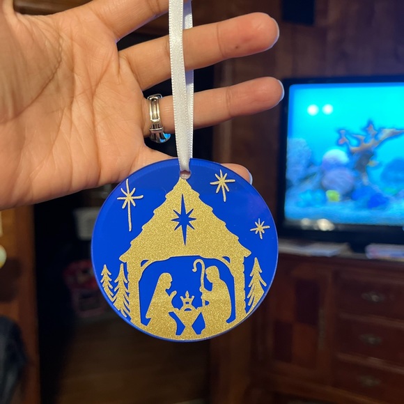 6 Piece Custom & Monogrammed Christmas Ornament sets. Made to order. - Picture 3 of 7